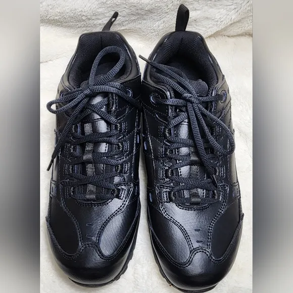 Red Wing Black Athletic Shoes with Leather Upper With Metal Toe Size 9