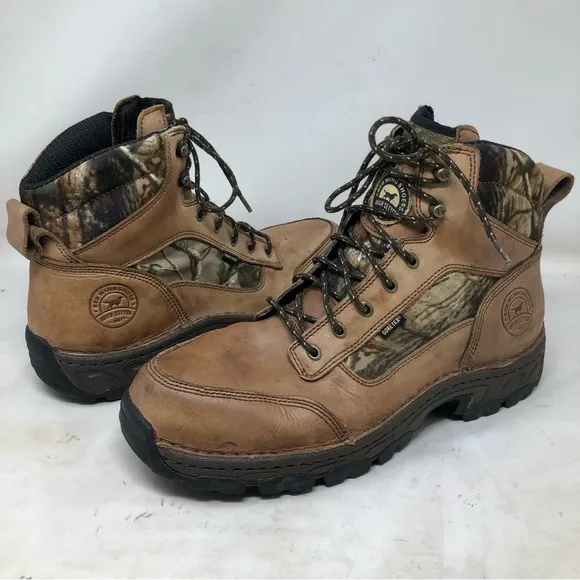 Red Wing Irish Setter Hunt Leather Camo Boots