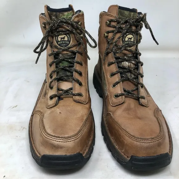 Red Wing Irish Setter Hunt Leather Camo Boots