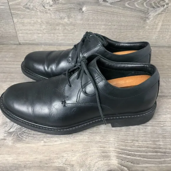 Red Wing Shoes Readiflex Mens Oxfords Size 9 Black Leather Lace-Up Dress 4070