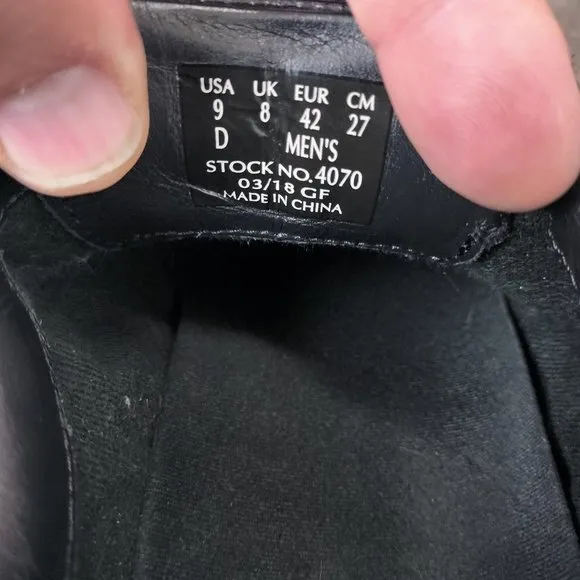 Red Wing Shoes Readiflex Mens Oxfords Size 9 Black Leather Lace-Up Dress 4070