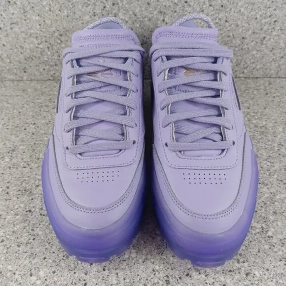 Reebok Cardi B Club B Sneakers Purple Size 4.5 Shoes