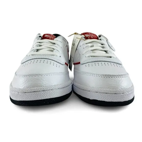 Reebok Club C Mid 2 White Red Black Men's Shoes Casual Sneakers GZ5718