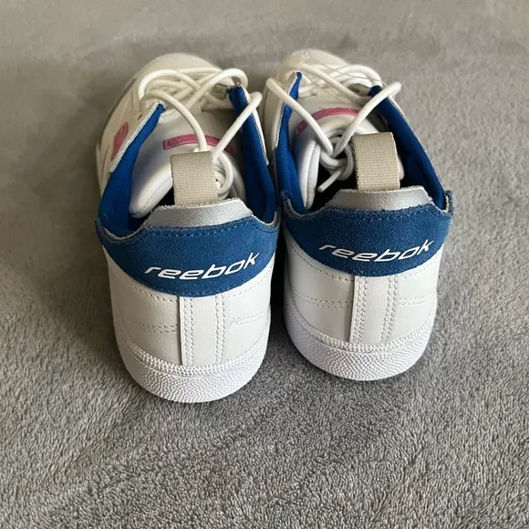Reebok Club C White/blue/pink Shoes Women’s Size 8