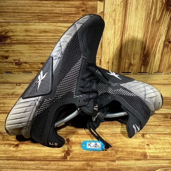 REEBOK FLASHFILM - Trainer EF4561 Men's Running Black Shoes Sneakers Size 12  B