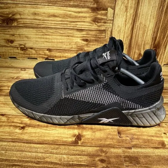 REEBOK FLASHFILM - Trainer EF4561 Men's Running Black Shoes Sneakers Size 12  B