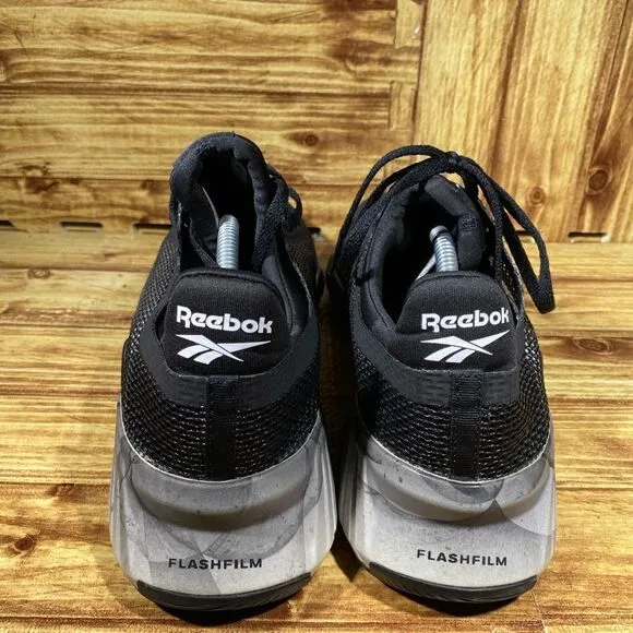 REEBOK FLASHFILM - Trainer EF4561 Men's Running Black Shoes Sneakers Size 12  B