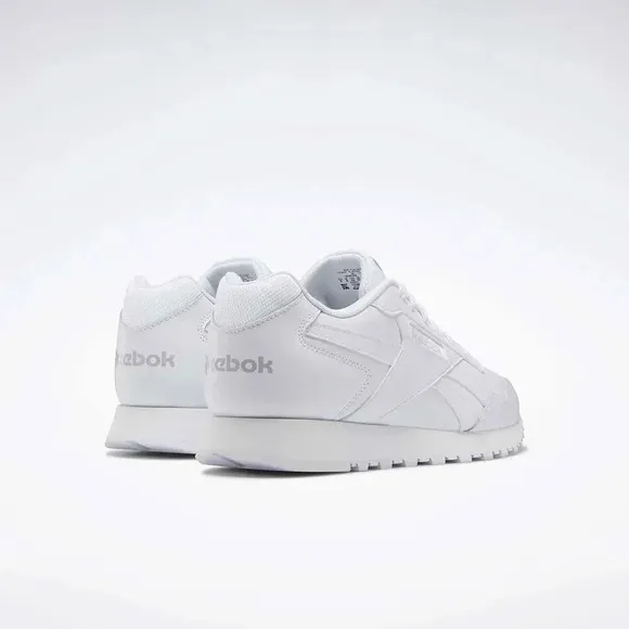 Reebok Glide GZ2321 Sneakers Men's 13 White Grey Leather Lifestyle Shoes TF371