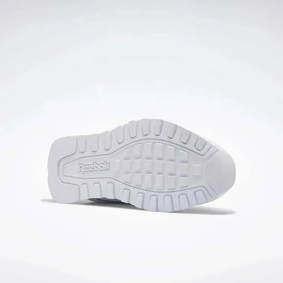 Reebok Glide GZ2321 Sneakers Men's 13 White Grey Leather Lifestyle Shoes TF371