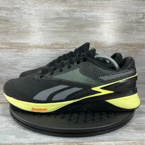 Reebok Men's Nano X3 Black Mesh Athletic Cross Training Shoes Size 10