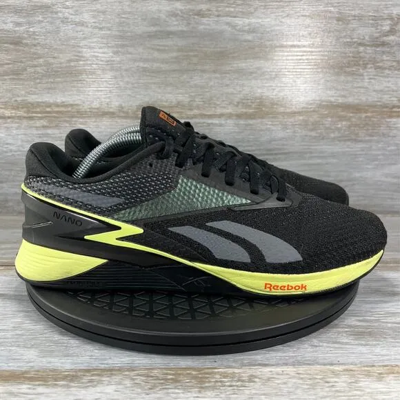 Reebok Men's Nano X3 Black Mesh Athletic Cross Training Shoes Size 10