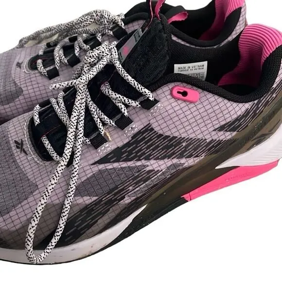 Reebok Women's Nano X1 Buty Adventure Atomic Athletic Shoes Pink Black Size 7