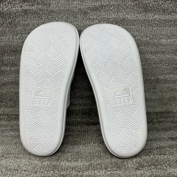 Reef Cushion Bondi CJ2221 Women's Comfort Sandals Cloud Size 10 New No Box White