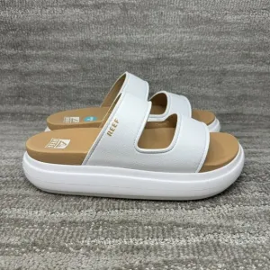 Reef Cushion Bondi CJ2221 Women's Comfort Sandals Cloud Size 10 New No Box White