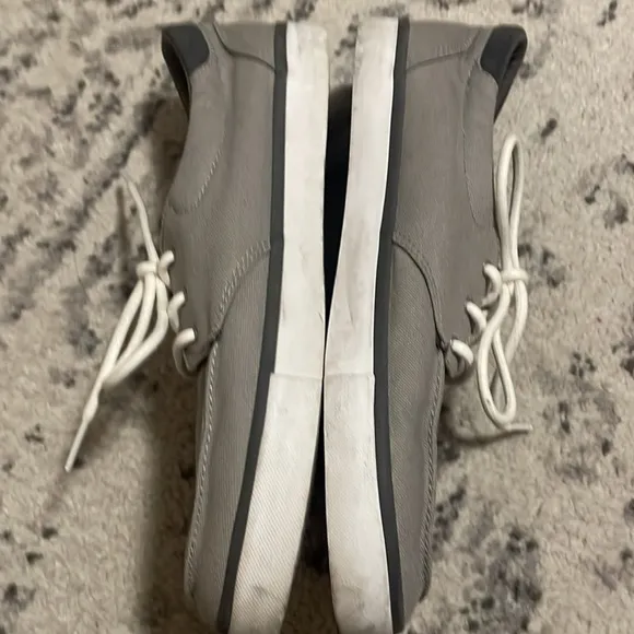 Reef Men's Deckhand 3 Sneaker Grey/ White Size 9 US