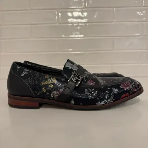 Robert Graham Funsters RG5779S Mens Black Loafers &amp; Slip Ons Penny Shoes size 11