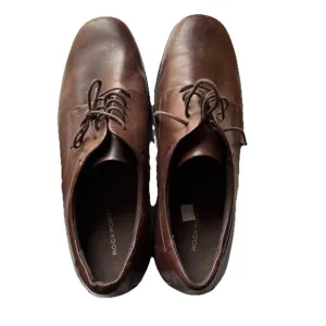 Rockport Dark Brown Mens Leather Shoe, Size 15 M US