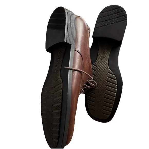 Rockport Dark Brown Mens Leather Shoe, Size 15 M US