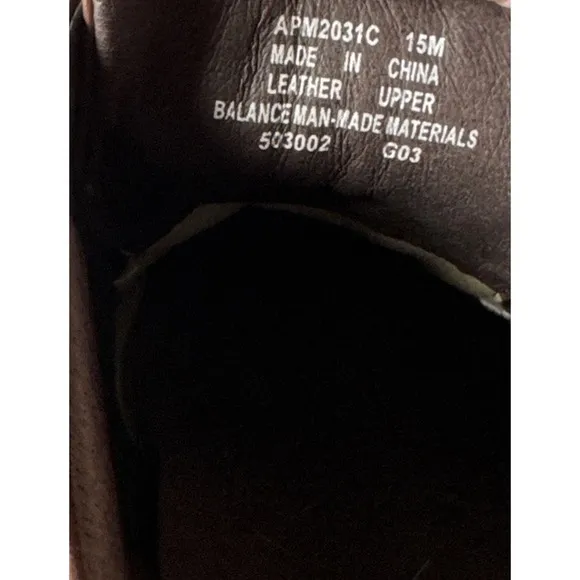 Rockport Dark Brown Mens Leather Shoe, Size 15 M US