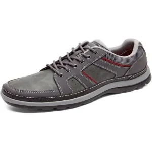 Rockport Get Your Kicks Blucher Men's US 8.5 Gray Leather Mudguard Shoes EEE3413