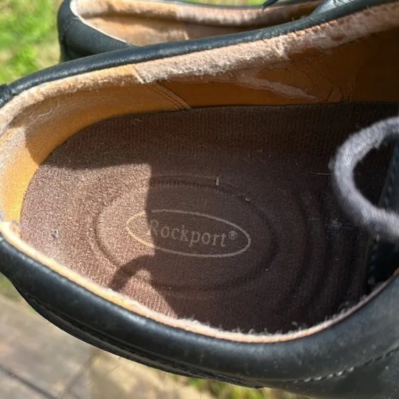 RockPort leather shoes black Mens size 13