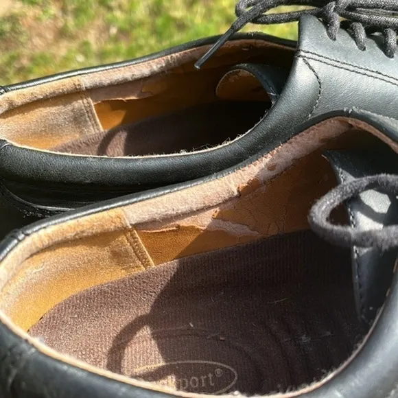 RockPort leather shoes black Mens size 13