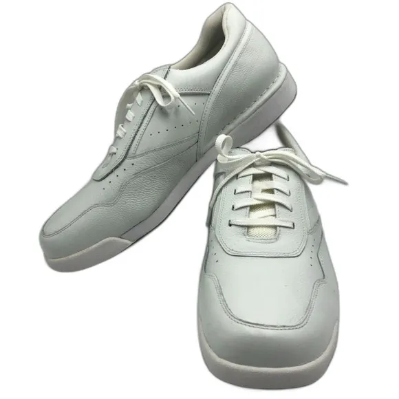 Rockport Prowalker Men's White Sneakers Unworn Size 10.5 Wide Leather Upper