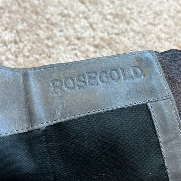 ROSEGOLD. knee length leather boots