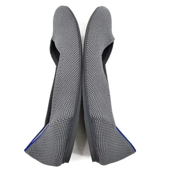 Rothy's The Flat Charcoal Gray Shoes Womens 10.5 Ballet Slip ons