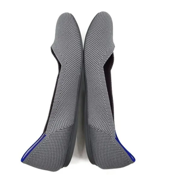 Rothy's The Flat Charcoal Gray Shoes Womens 10.5 Ballet Slip ons