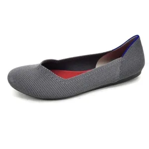 Rothy's The Flat Charcoal Gray Shoes Womens 10.5 Ballet Slip ons