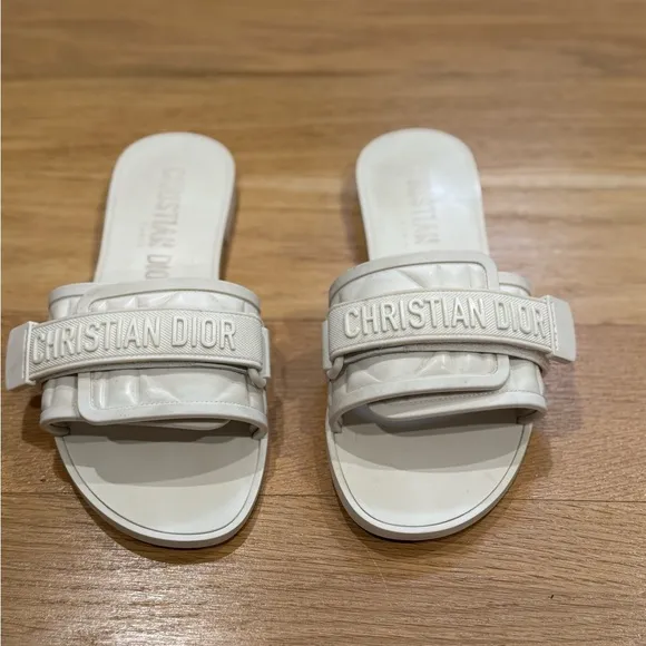 Rubber Macrocannage Dio(r)evolution Slide Sandals