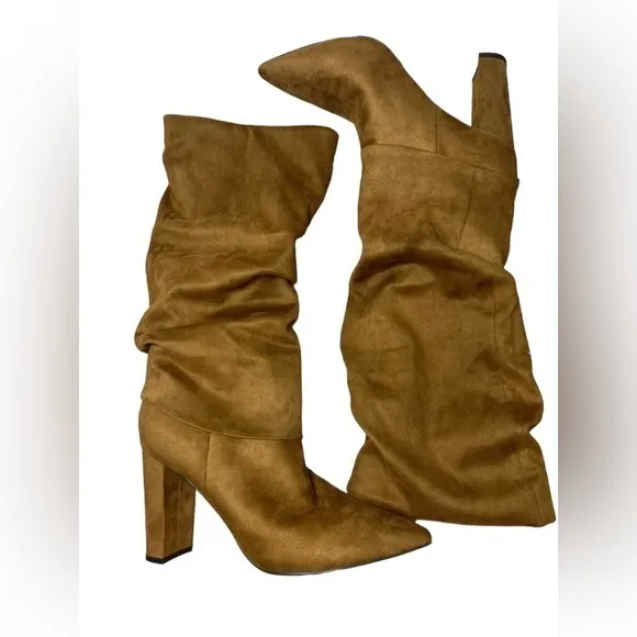 Saks Fifth Avenue Rumi Suede Knee High Boots