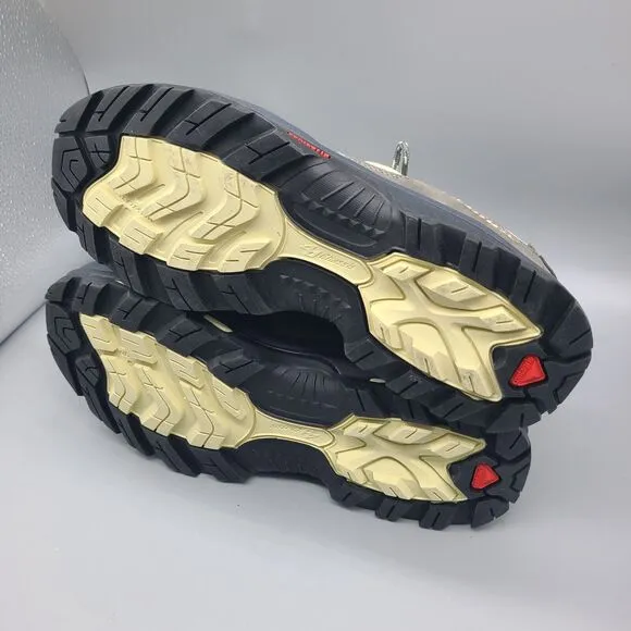 Salomon XT-quest 2 shoes Ebony Leather Sneaker Unisex womens 9.5/ 42 New