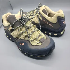 Salomon XT-quest 2 shoes Ebony Leather Sneaker Unisex womens 9.5/ 42 New