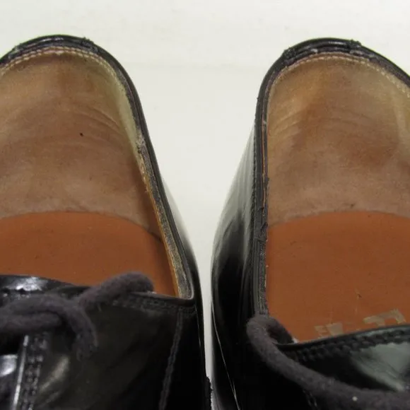 Salvatore Ferragamo Black Dress Shoes Men's 10.5