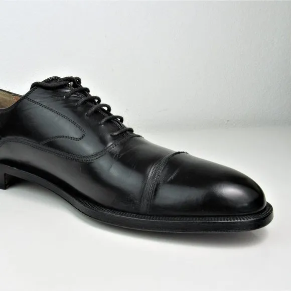 Salvatore Ferragamo Black Dress Shoes Men's 10.5