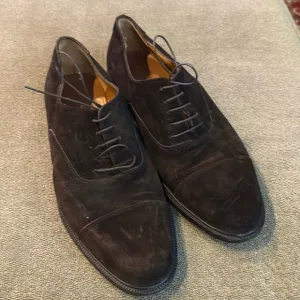 Salvatore Ferragamo brown suede Leather shoes size 8.5D (TD)