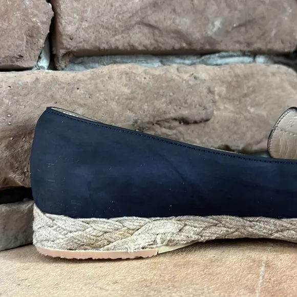 Salvatore Ferragamo Gancini‎ Espadrille Loafer / Blue / SZ 7