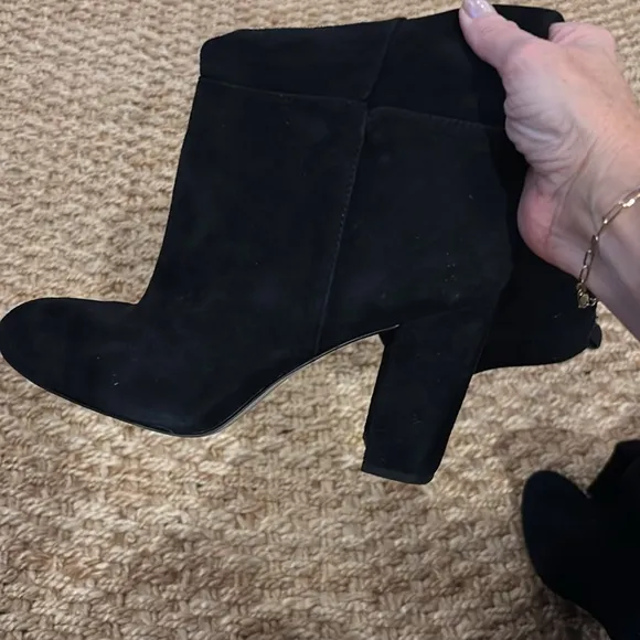 Sam Edeleman Caprice Black Suede Boots
