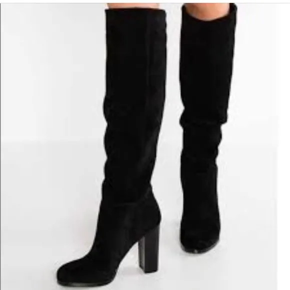 Sam Edeleman Caprice Black Suede Boots