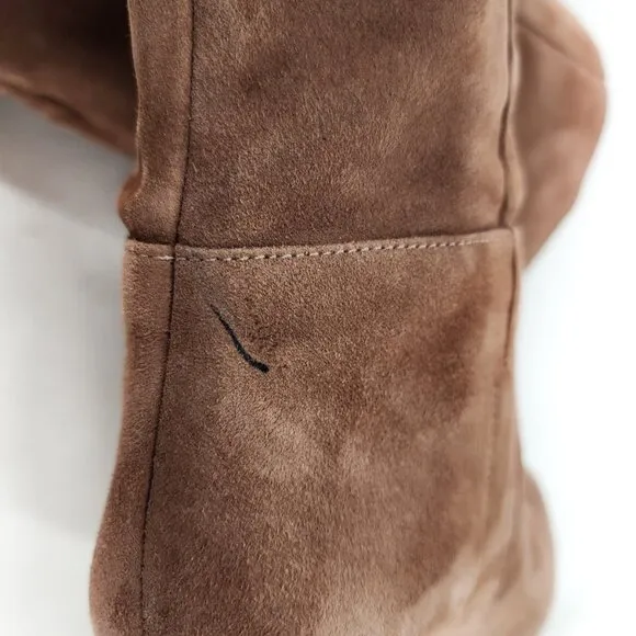SAM EDELMAN Chestnut Hiltin Hai Suede Tall Knee-High Pull On Boots