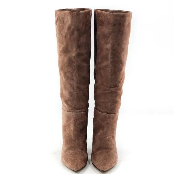 SAM EDELMAN Chestnut Hiltin Hai Suede Tall Knee-High Pull On Boots