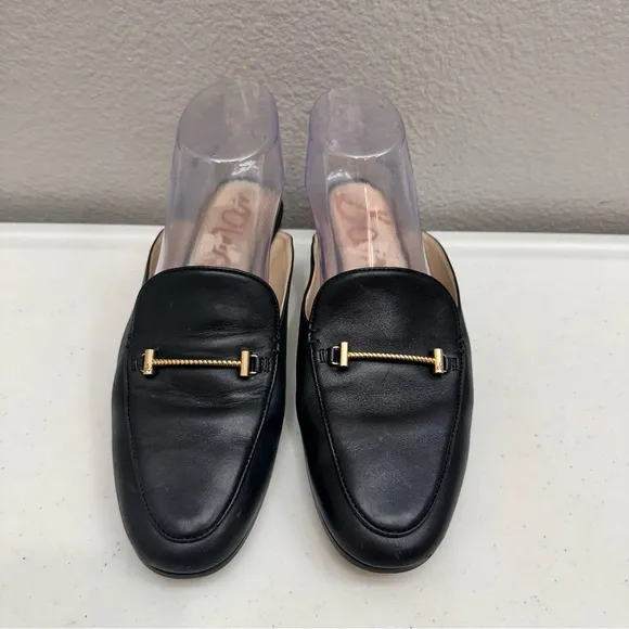Sam Edelman Womens Size 7.5 Black Laurna Mule Slip-On Shoes
