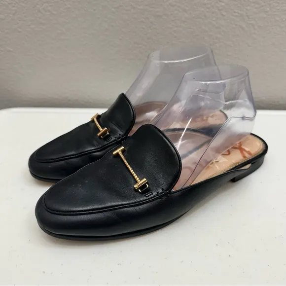 Sam Edelman Womens Size 7.5 Black Laurna Mule Slip-On Shoes