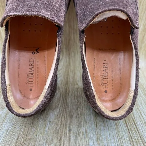 Samuel Hubbard Frequent Traveler‎ Men's Size 11.5 Suede Slip On Casual Shoes