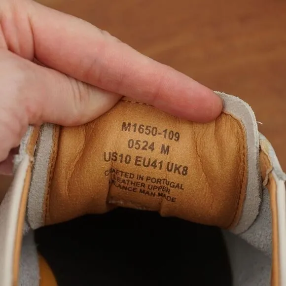 Samuel Hubbard Womens Sunset Sneakers Shoes Light Gray Leather Suede Size 10