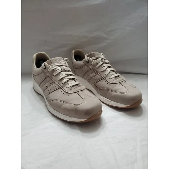 San Antonio Shoemakers Mens Size 11 Suede Shoes Casual Comfy City Preppy Greige