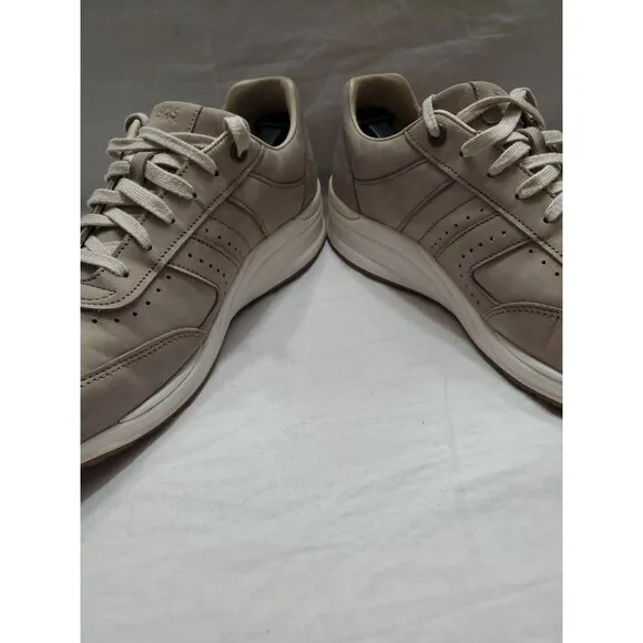 San Antonio Shoemakers Mens Size 11 Suede Shoes Casual Comfy City Preppy Greige