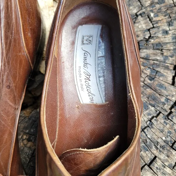 Sandro Moscoloni Shoes Lace Up Cap Toe Men's Size US 14 N